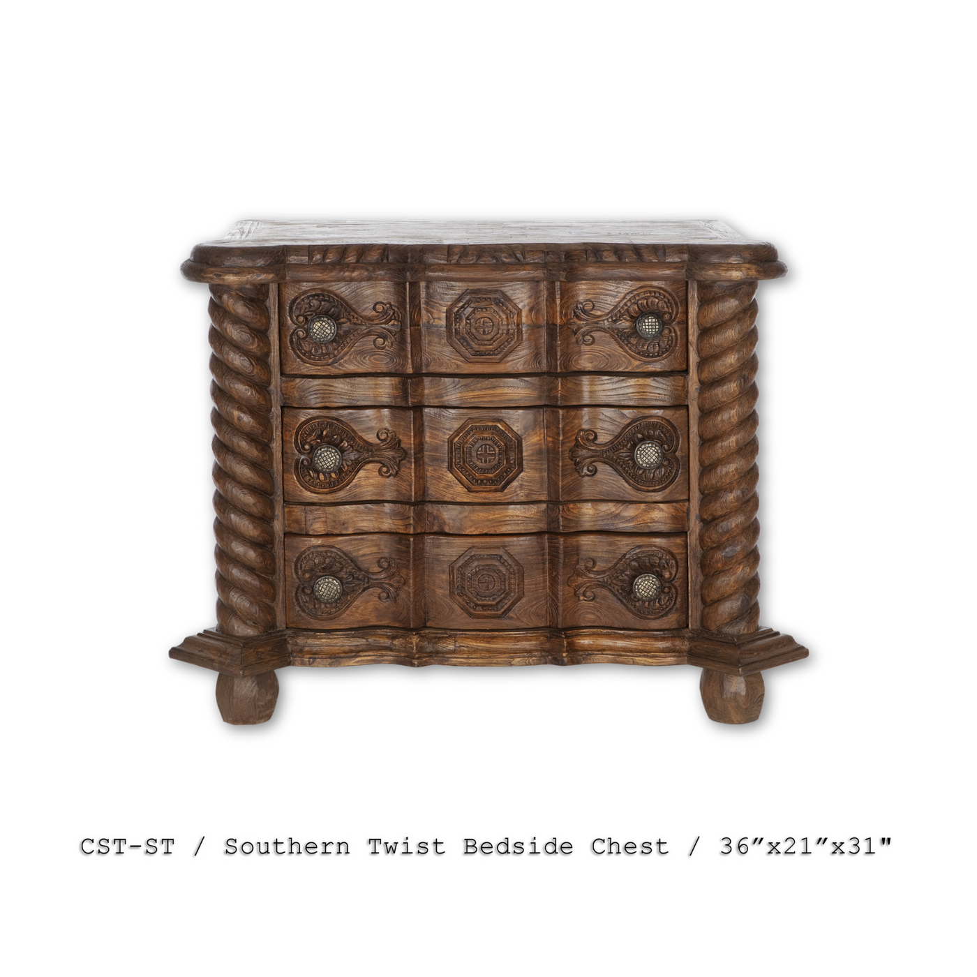 Southern Twist Bedside Chest