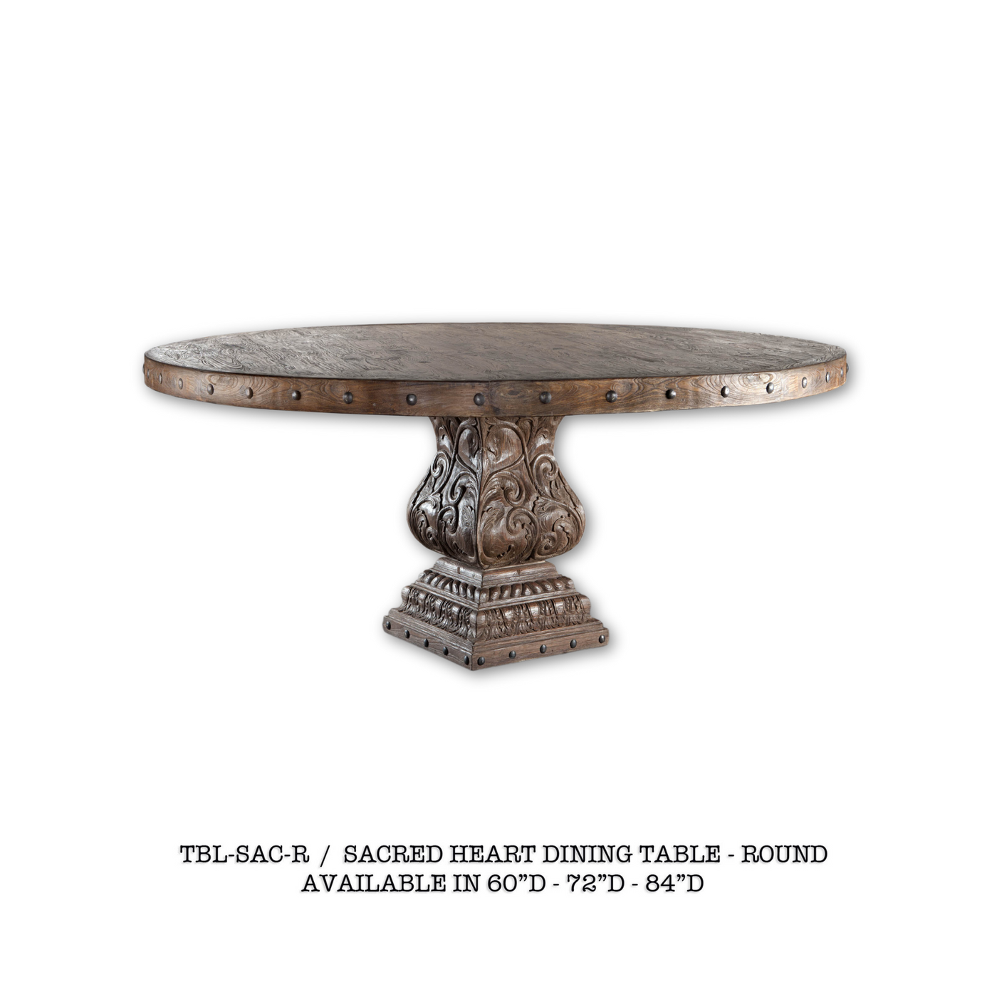 Sacred Heart 54" Round Dining Table