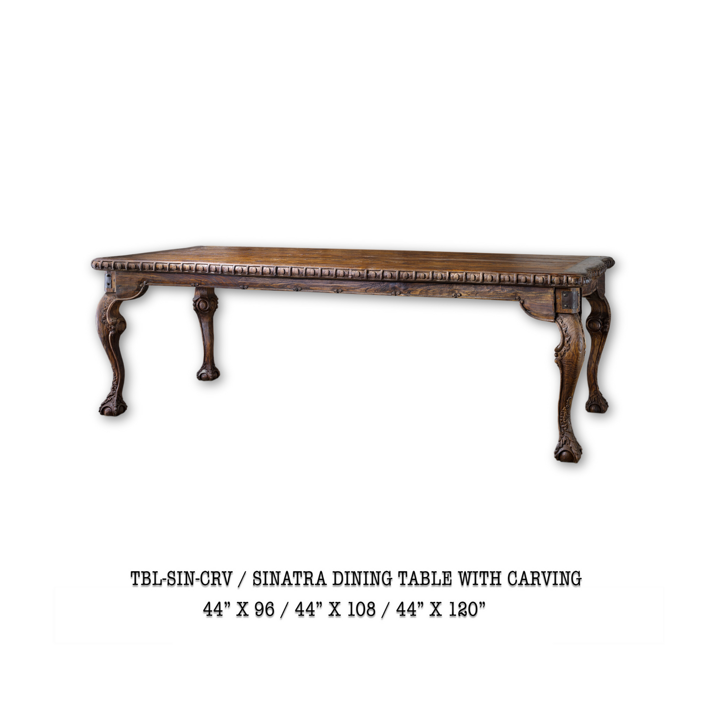 Sinatra Carved Dining Table