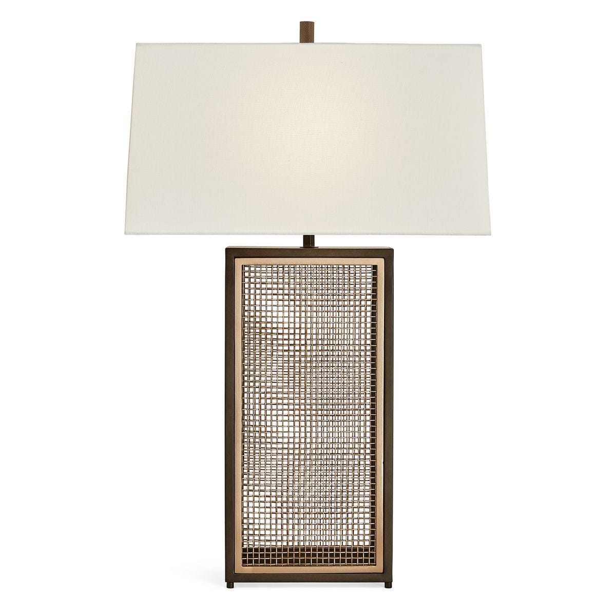 Woven Bronze Table Lamp