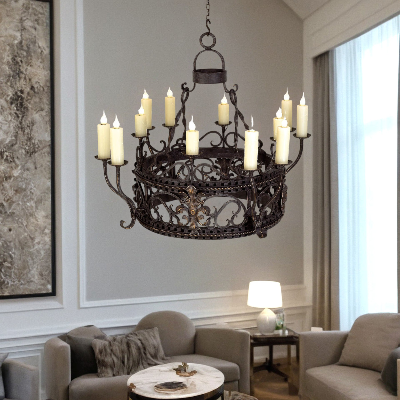 Athens Round Chandelier