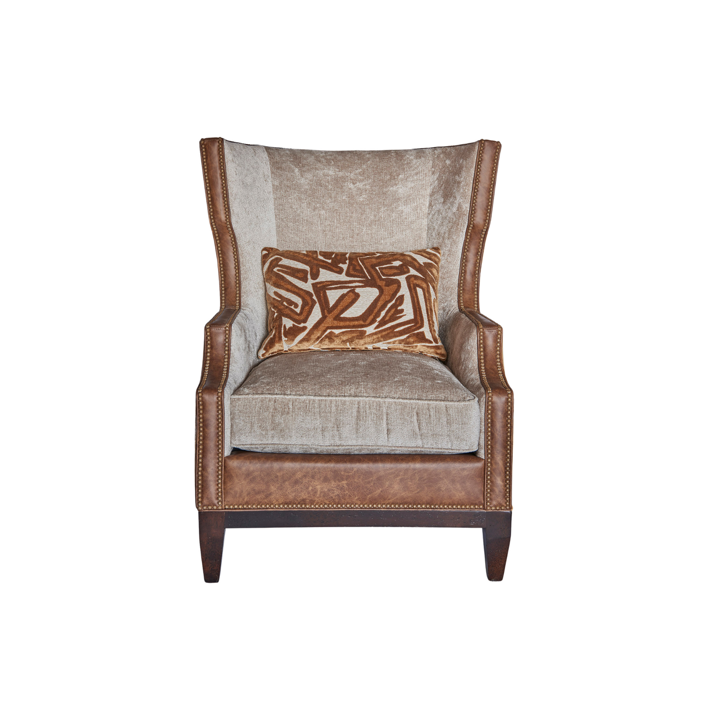 DeLeo Saxony Stain Wing Chair-M