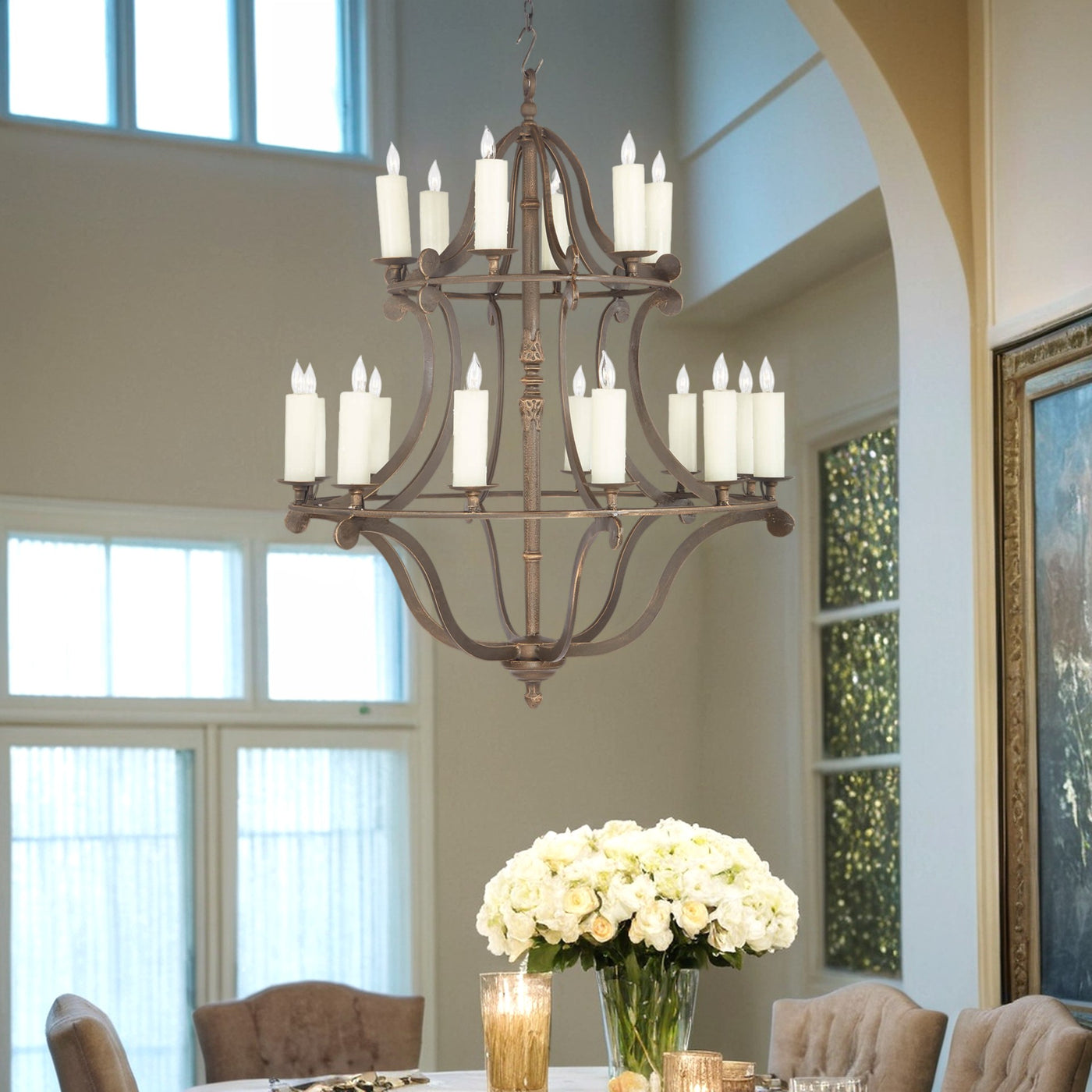 Morgan Two Tier Chandelier