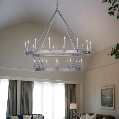 Alex Round Two Tier Chandelier