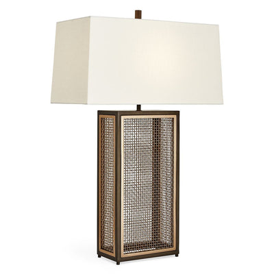 Woven Bronze Table Lamp