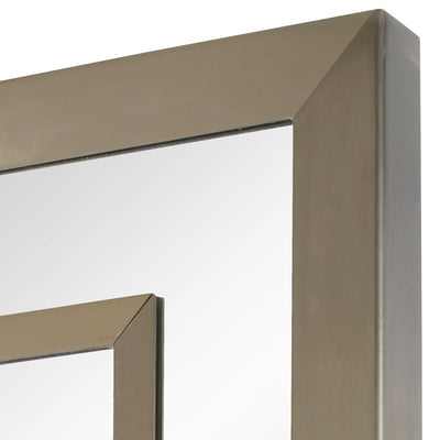 Metro Edge Brass Frame Mirror