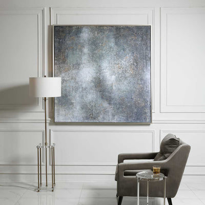 Cosmic Mist Abstract Wall Art