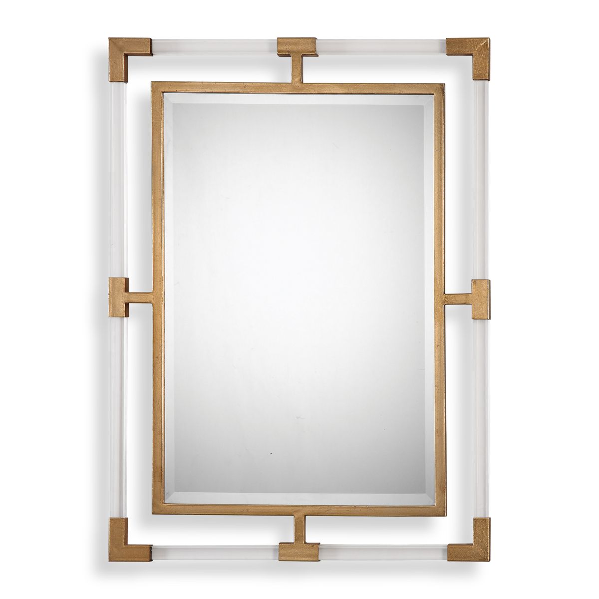 Rectangular Modern Glam Wall Mirror