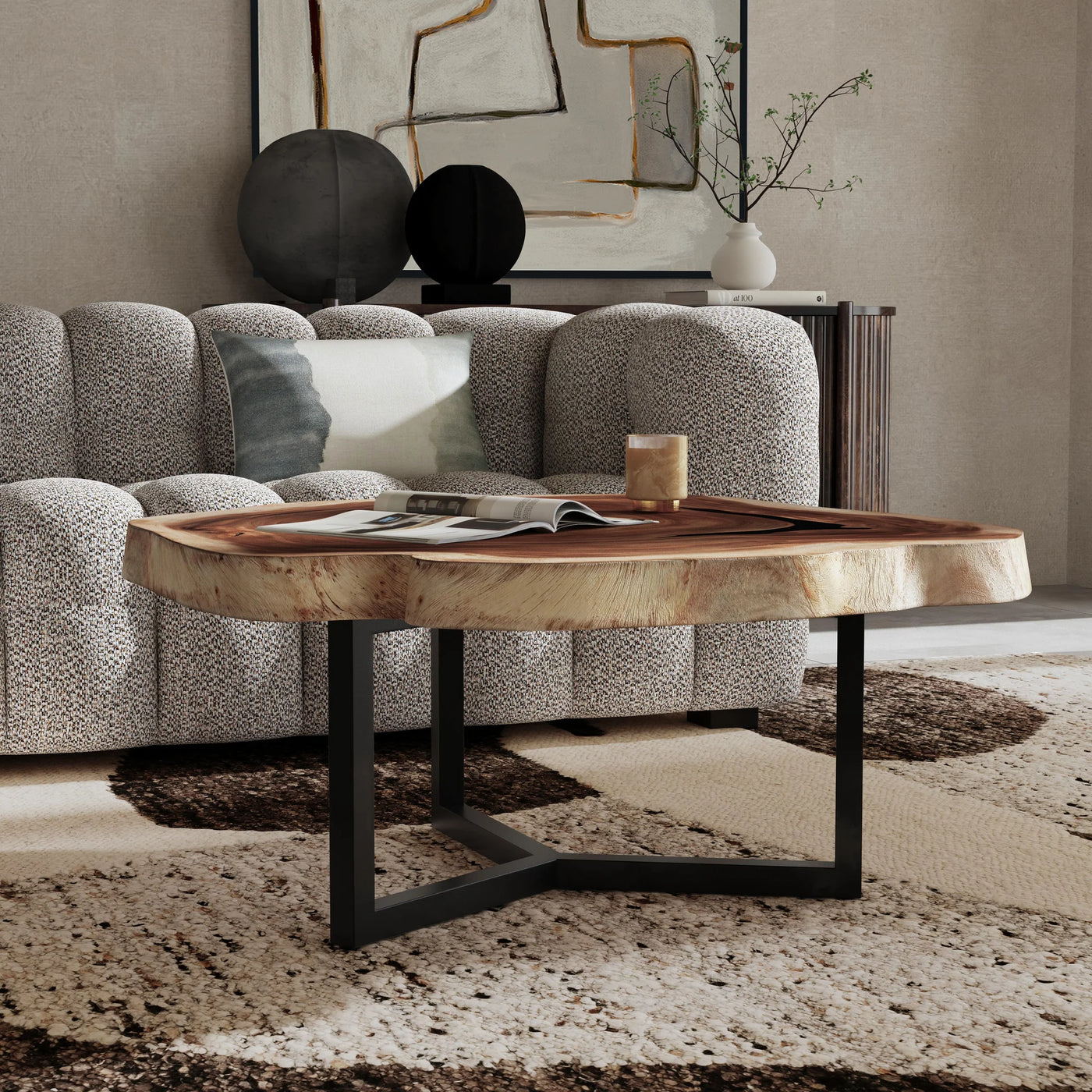 Cascade Live Edge Coffee Table