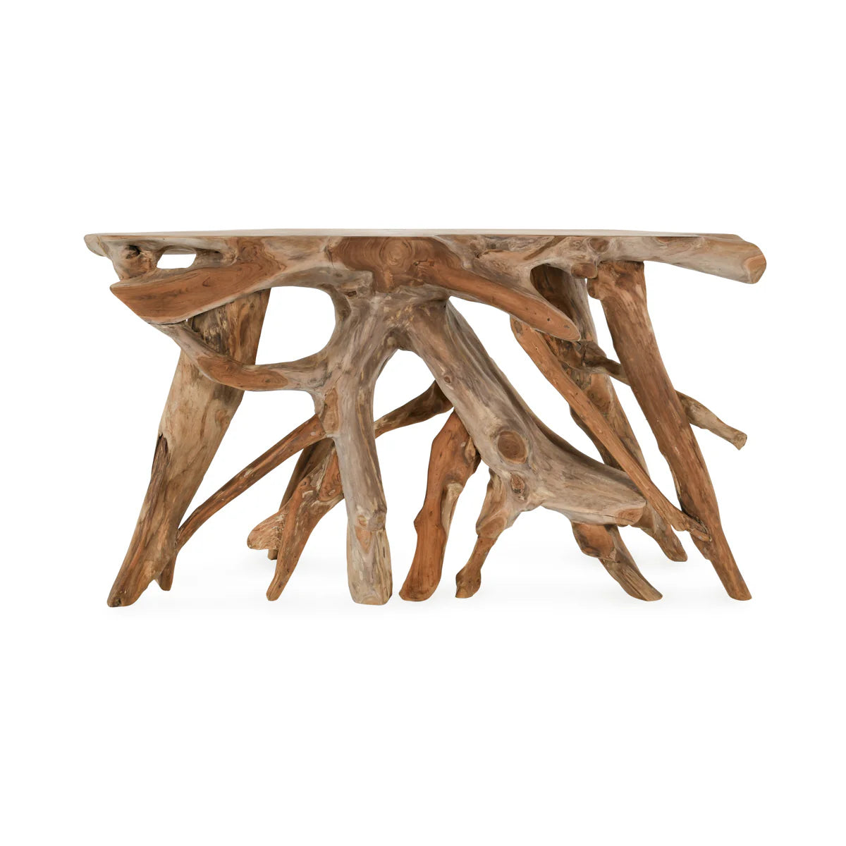 Natural Root Console Table