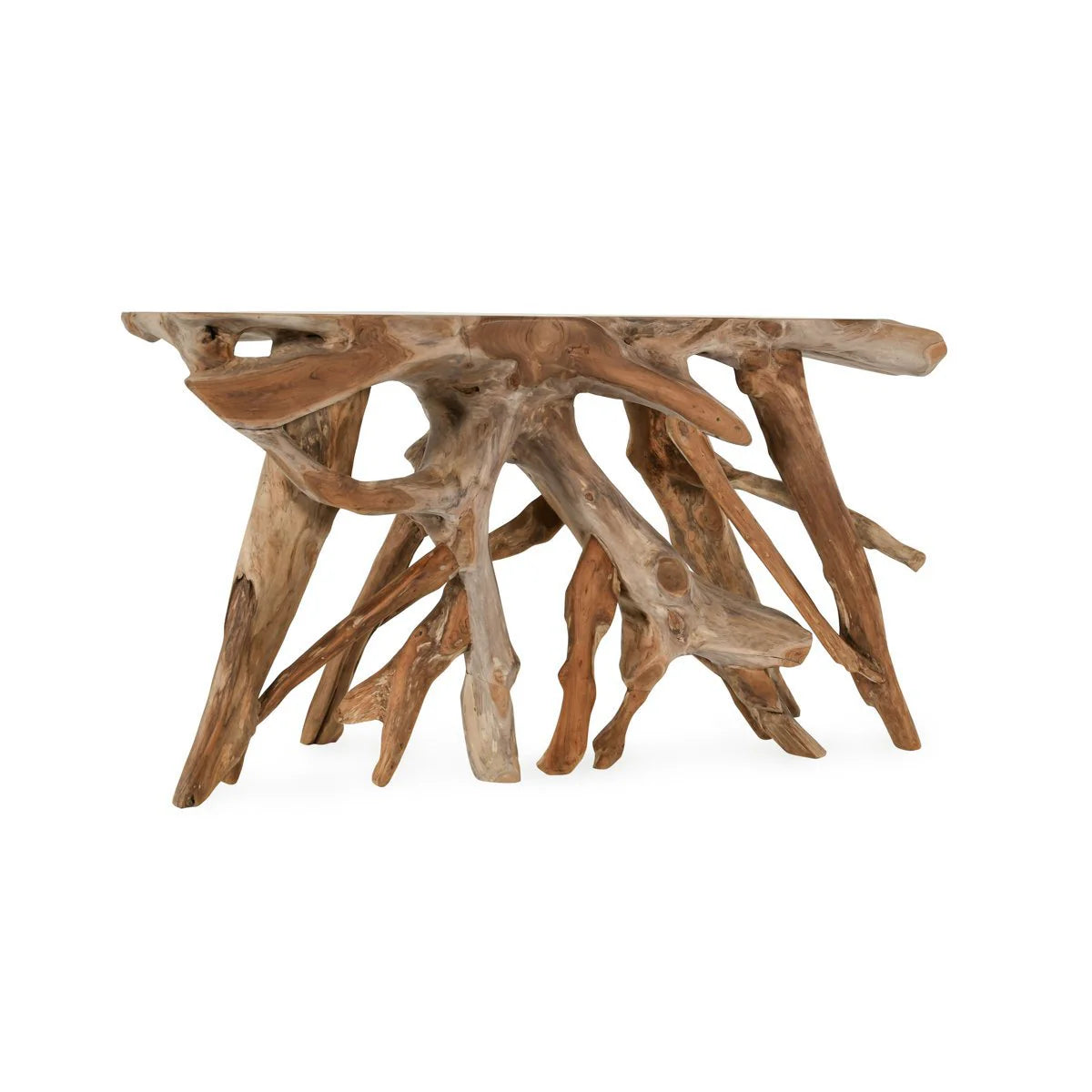 Natural Root Console Table