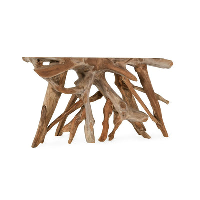 Natural Root Console Table