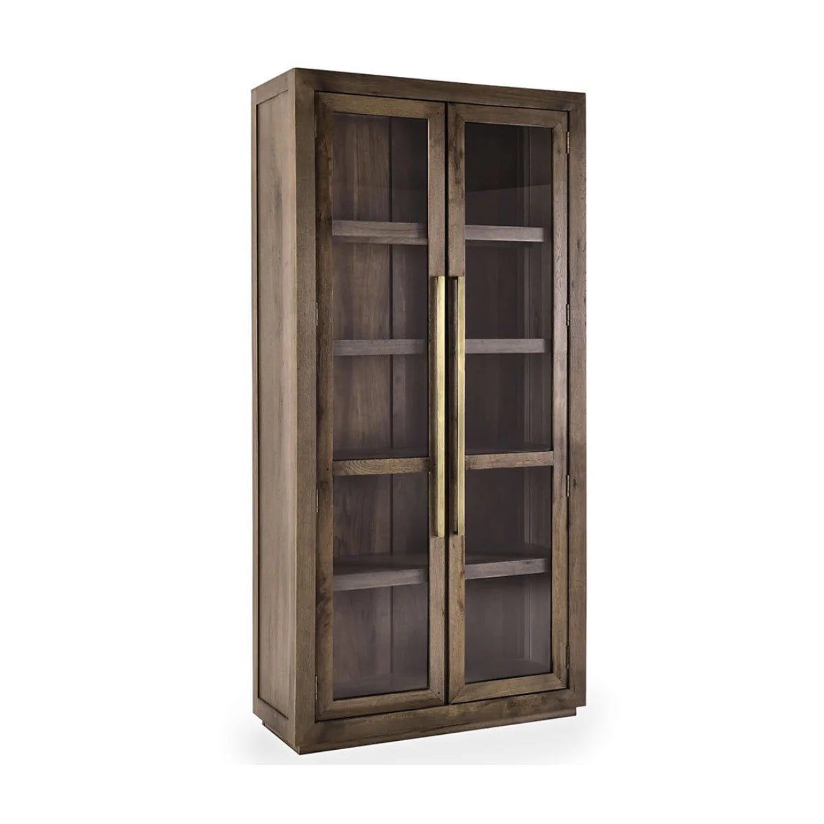 Solid Wood Glass Cabinet