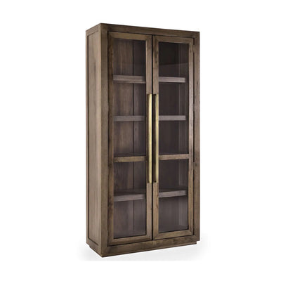 Solid Wood Glass Cabinet