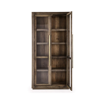 Solid Wood Glass Cabinet
