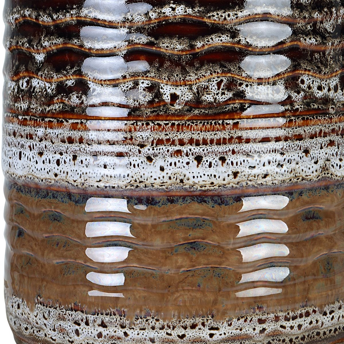 Striped Ceramic Table Lamp