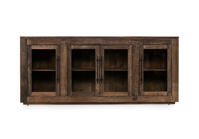 Reclaimed Wood Natural 4-Door Buffet