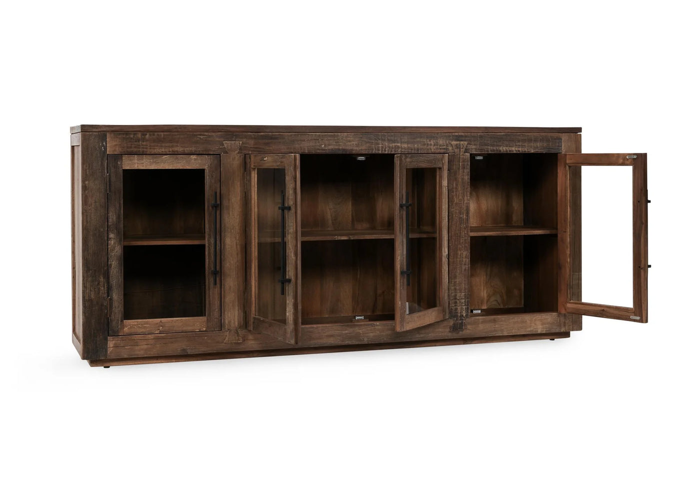 Reclaimed Wood Natural 4-Door Buffet