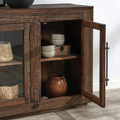 Reclaimed Wood Natural 4-Door Buffet
