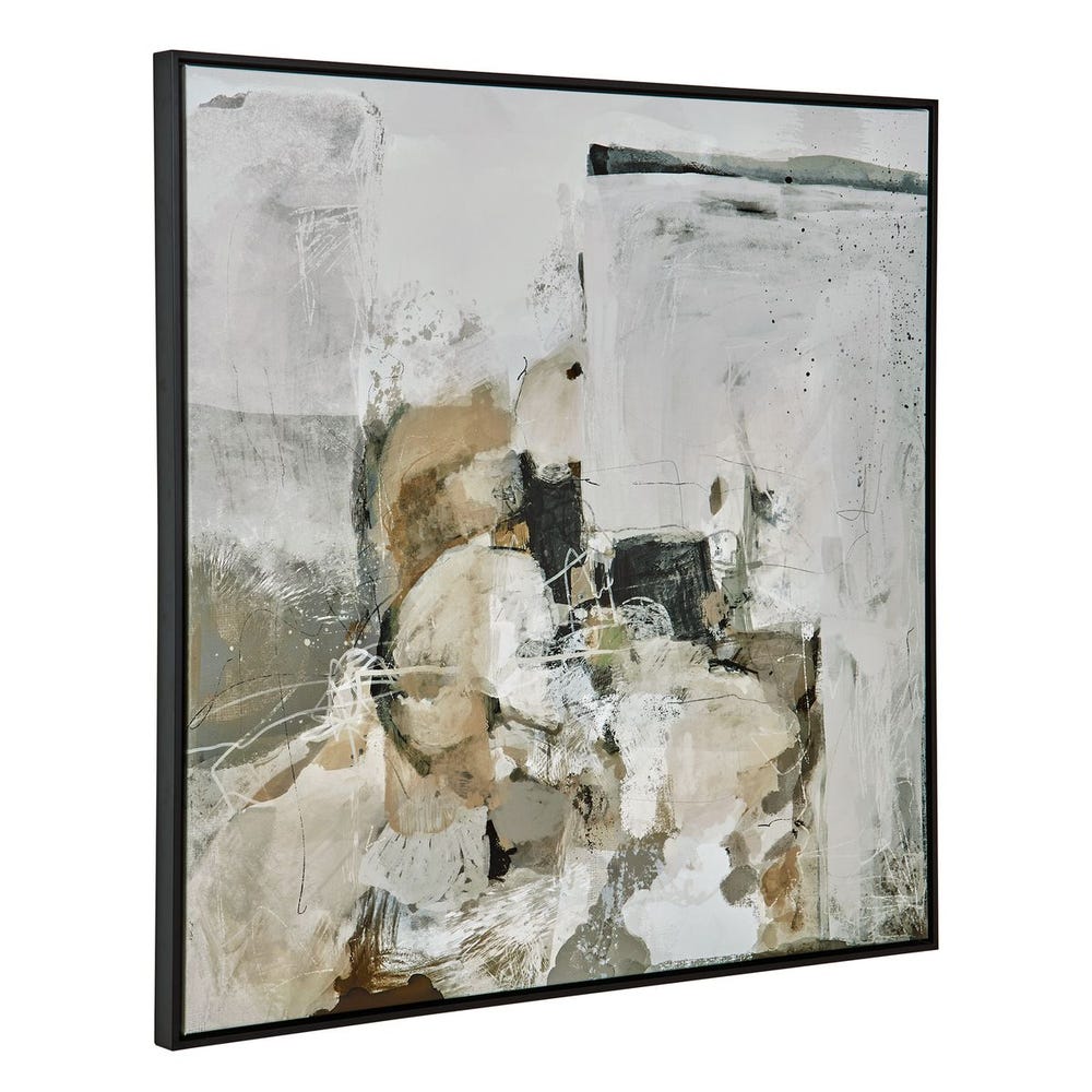Muted Fragments Abstract Wall Art