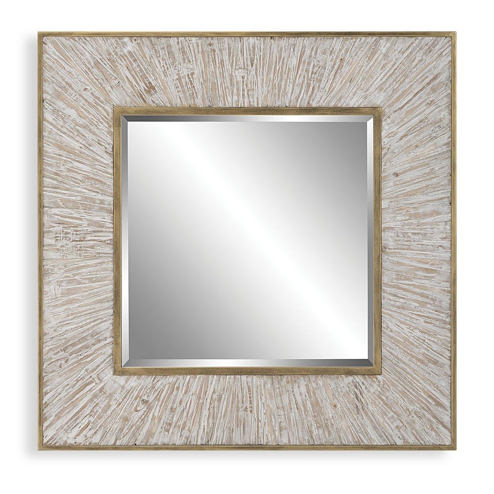 Sunburst Square Mirror
