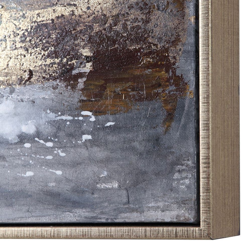Shimmering Clouds Abstract Wall Art