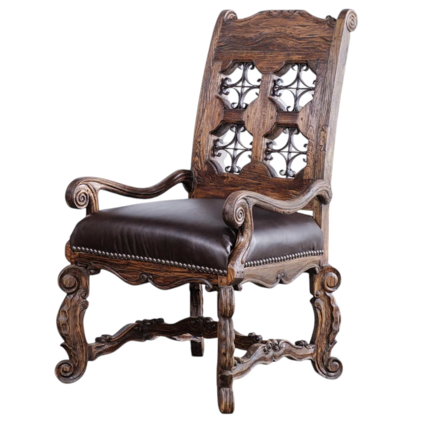 Iron Star Arm Chair-J