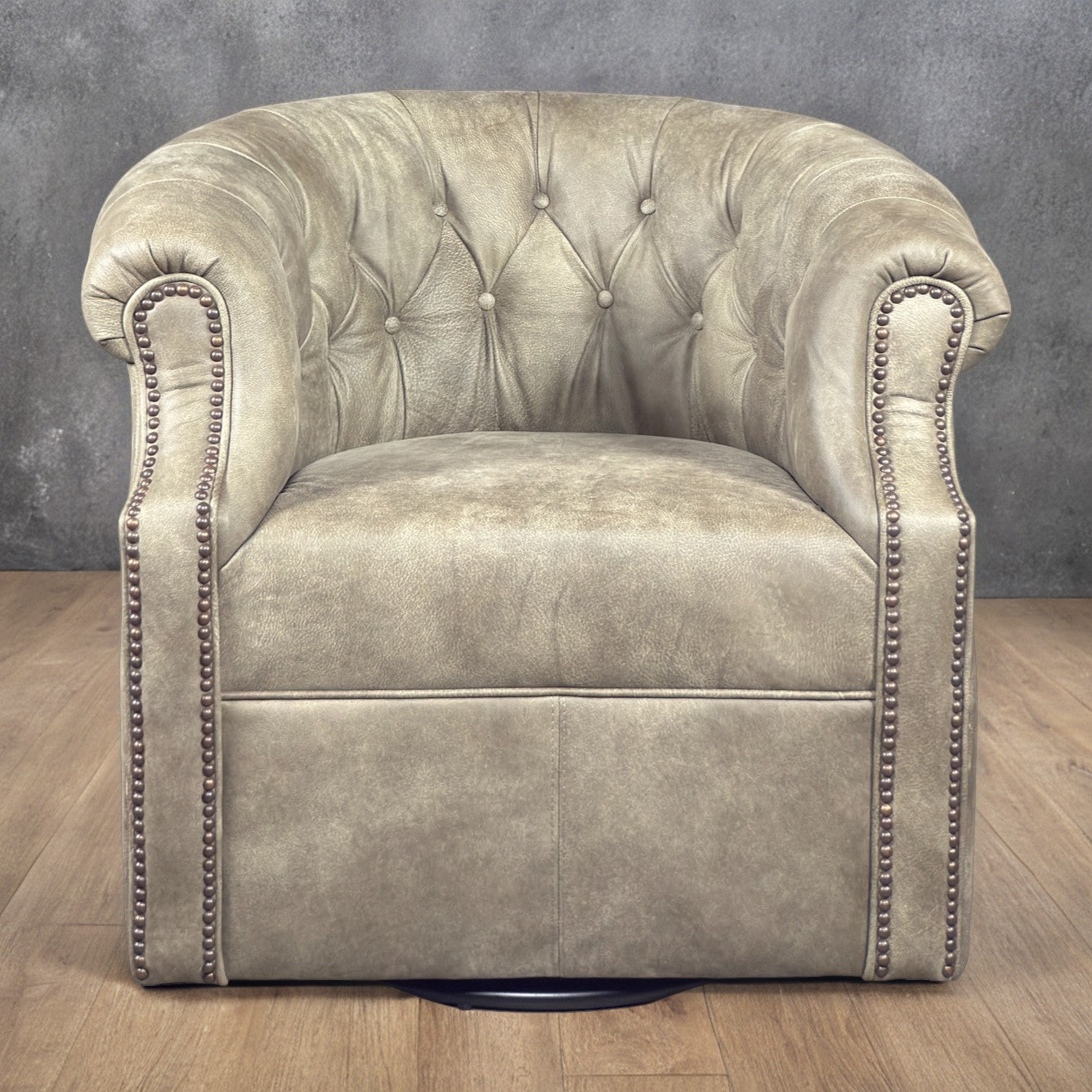 Army Green Swivel Chair