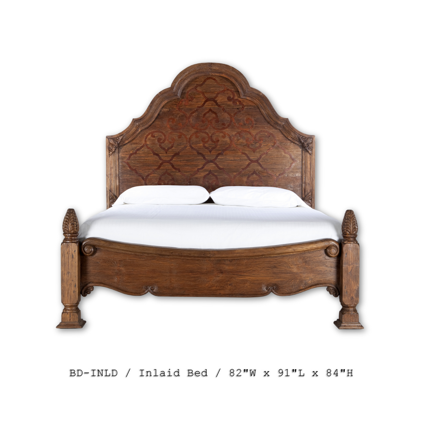 Inlaid King Bed
