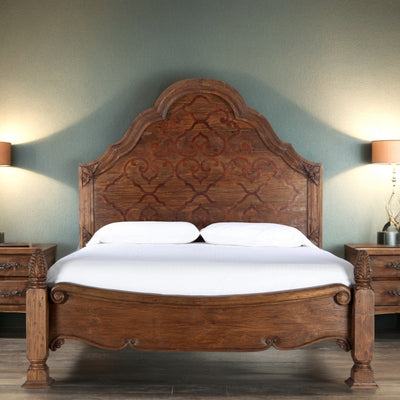 Inlaid King Bed