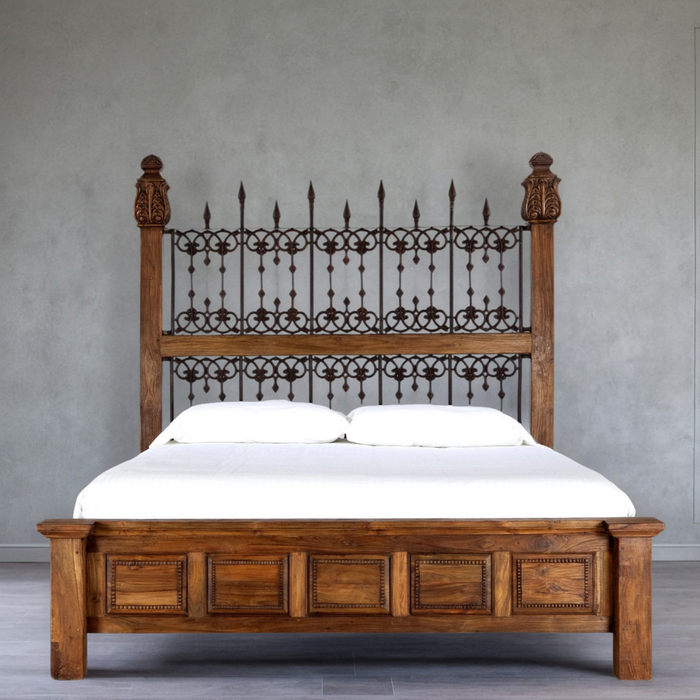 Iron Castle King Bed