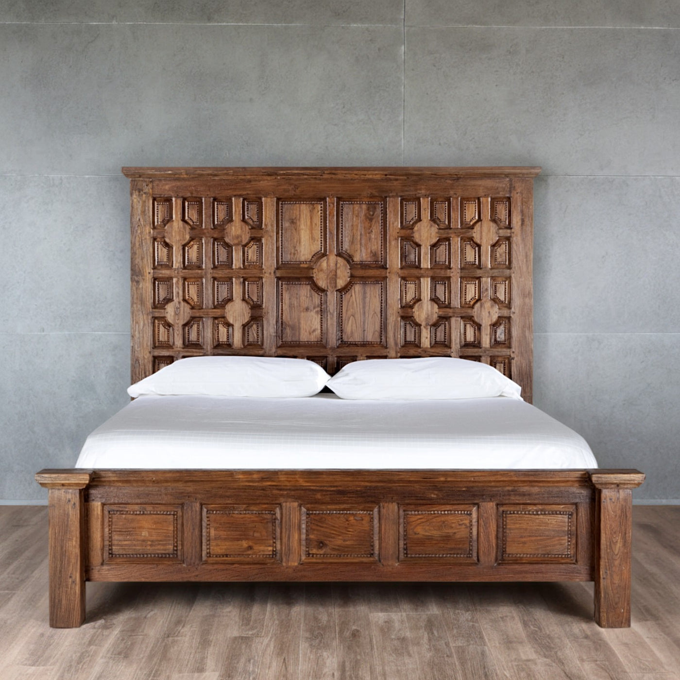 Spanish Panel King Bed
