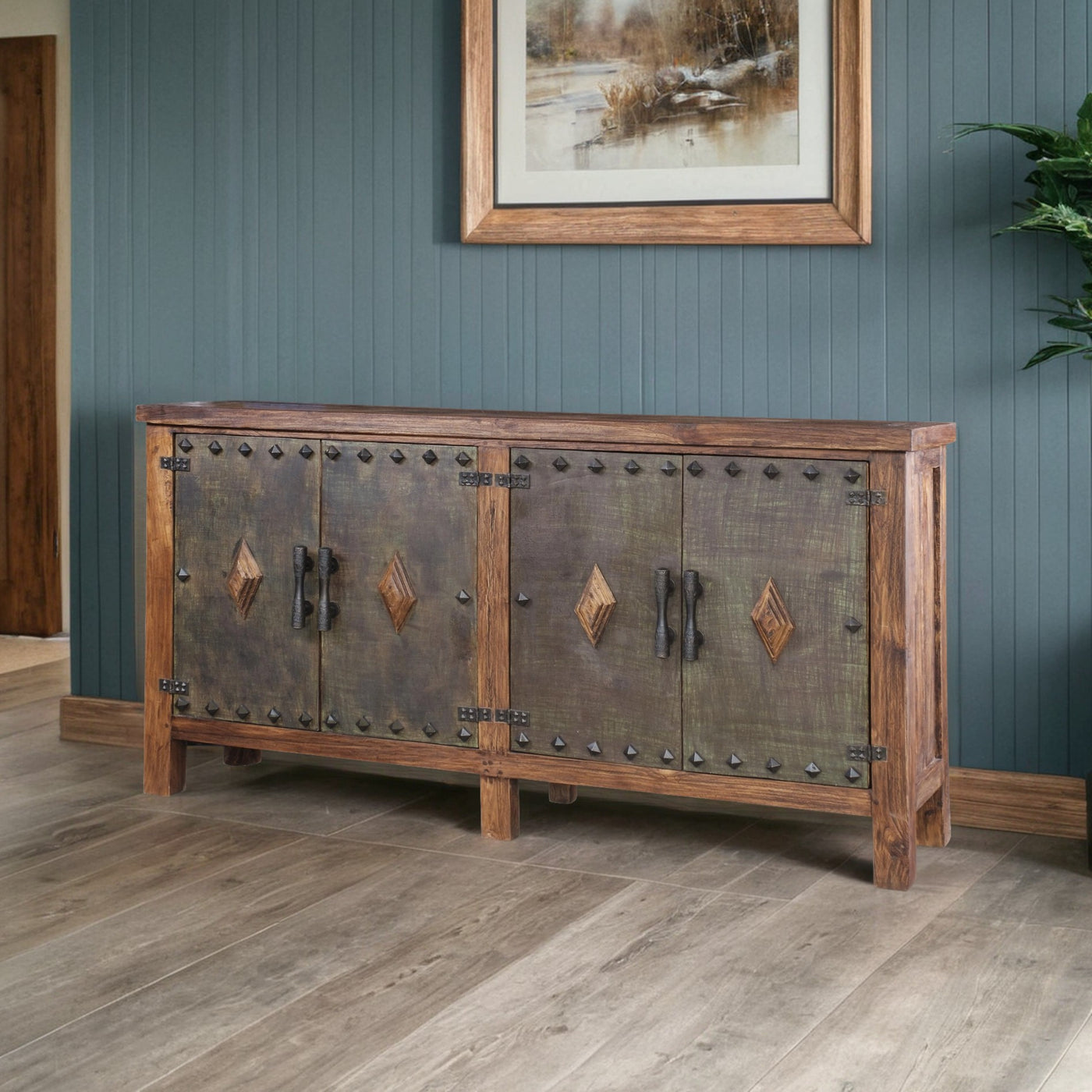 Iron Russian 4-Door Chest