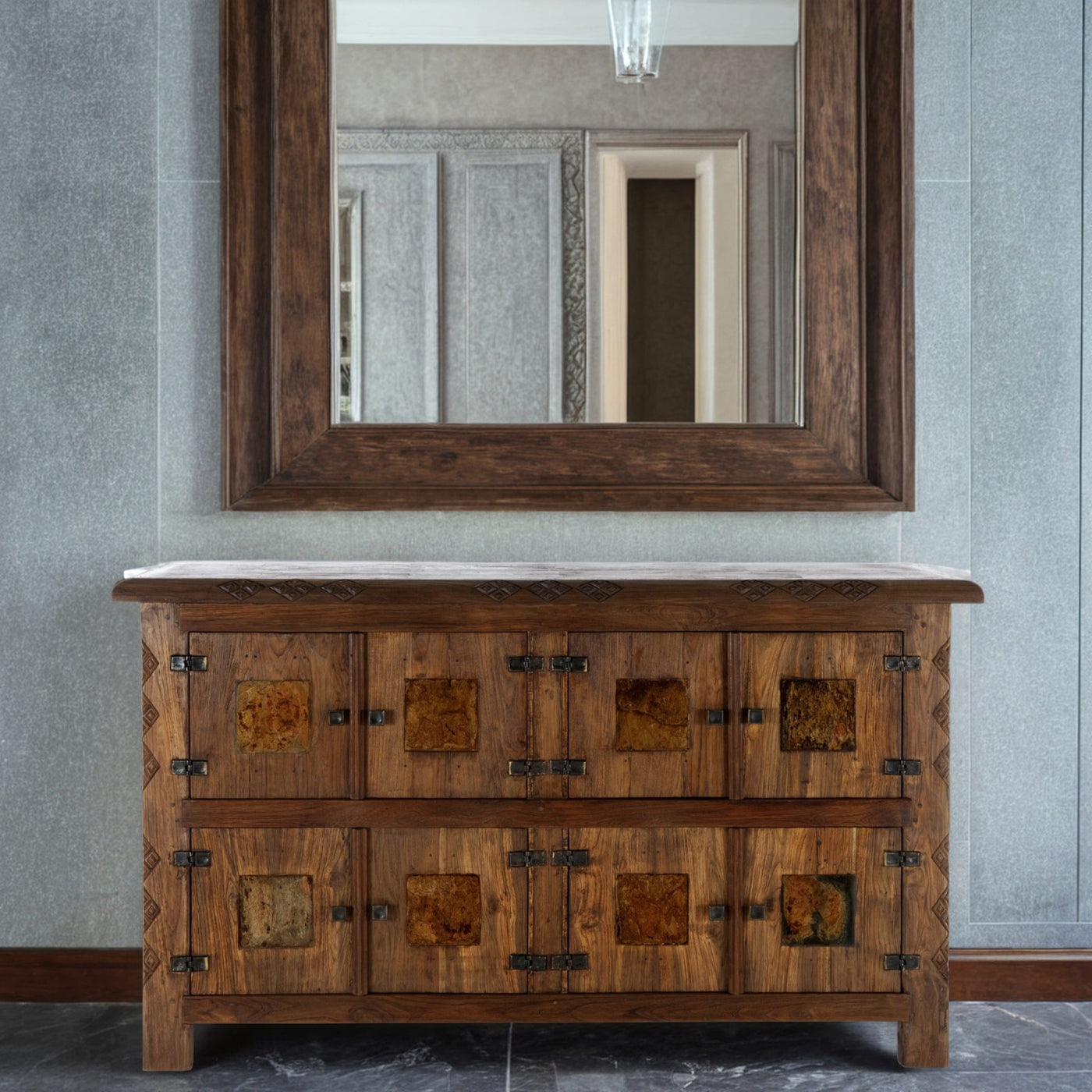 Stone 8-Door Buffet
