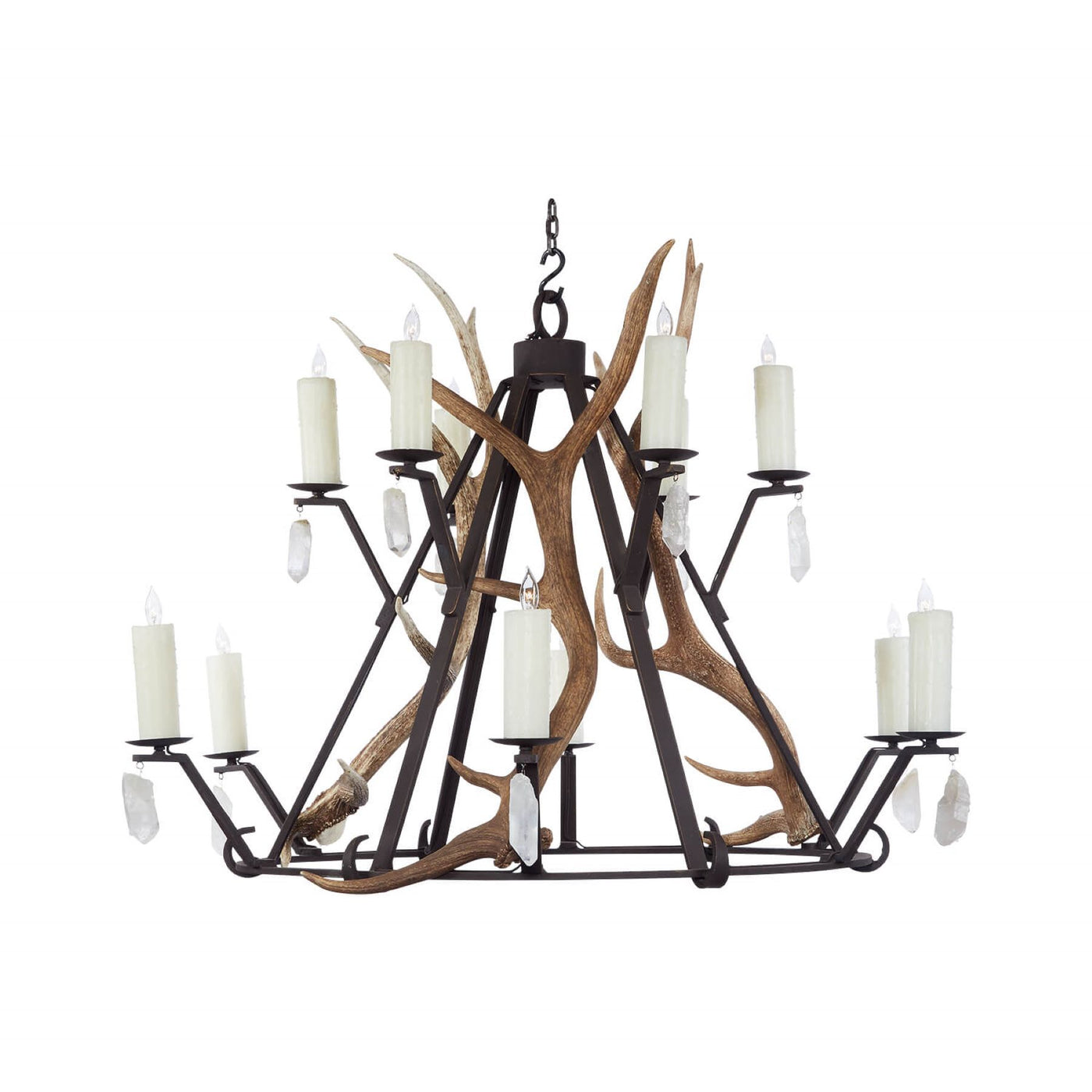 Billie Chandelier With Antlers