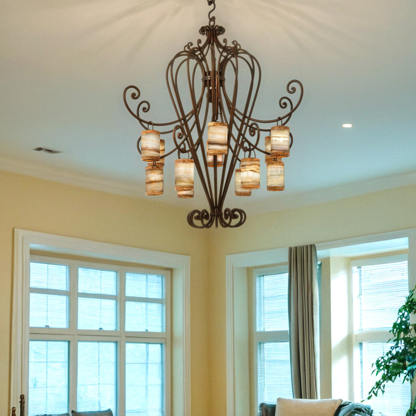 Campana 2 Tier Chandelier