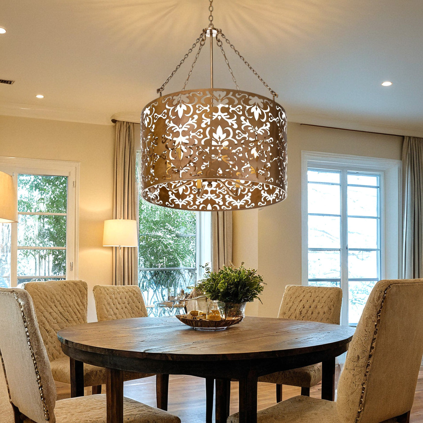 Carved Chandelier
