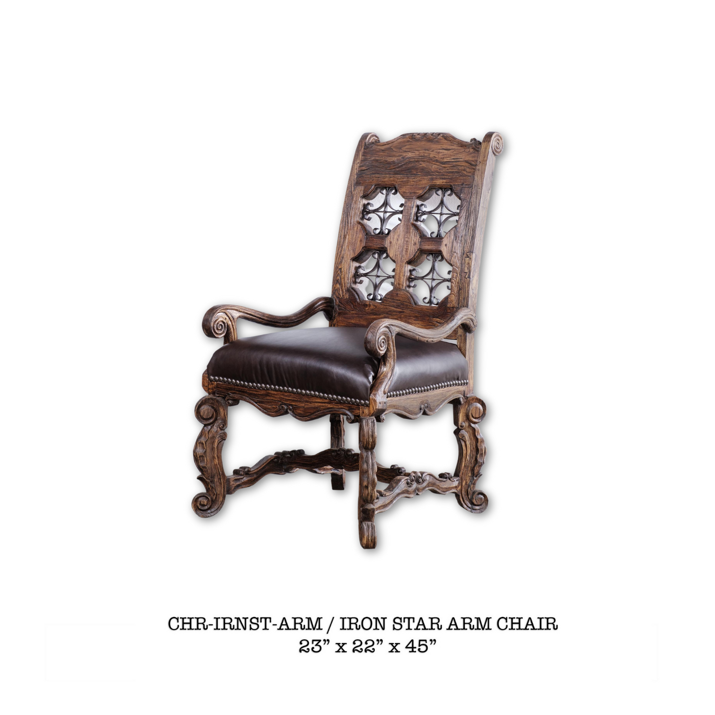 Iron Star Arm Chair