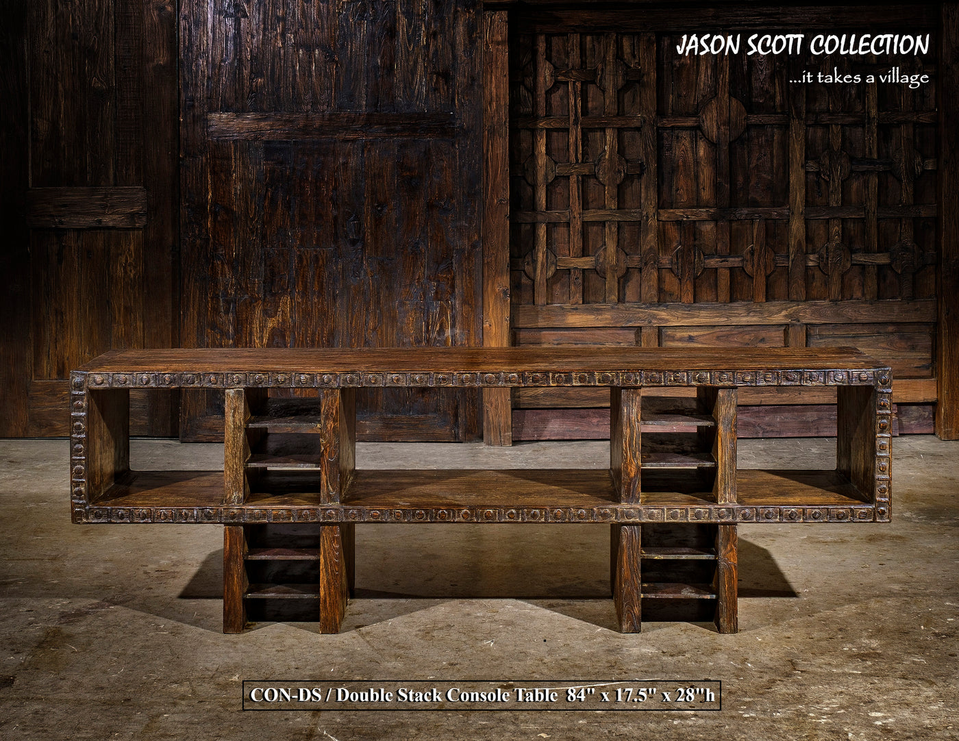 Double Stack Console Table