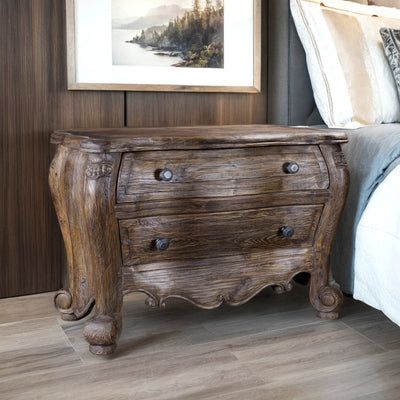 Cadillac 2-Drawer Clean Bedside Chest