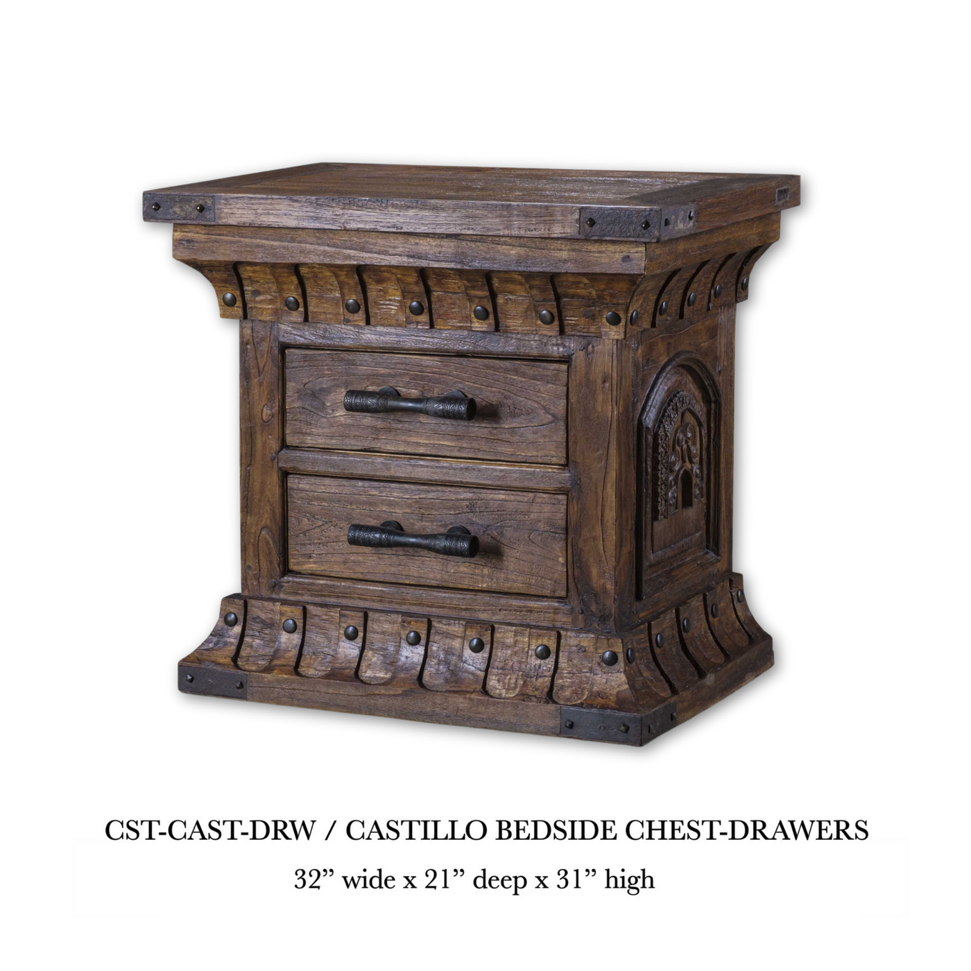 Castillo Bedside Chest With Drawers