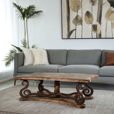 Iron Base Cocktail Table