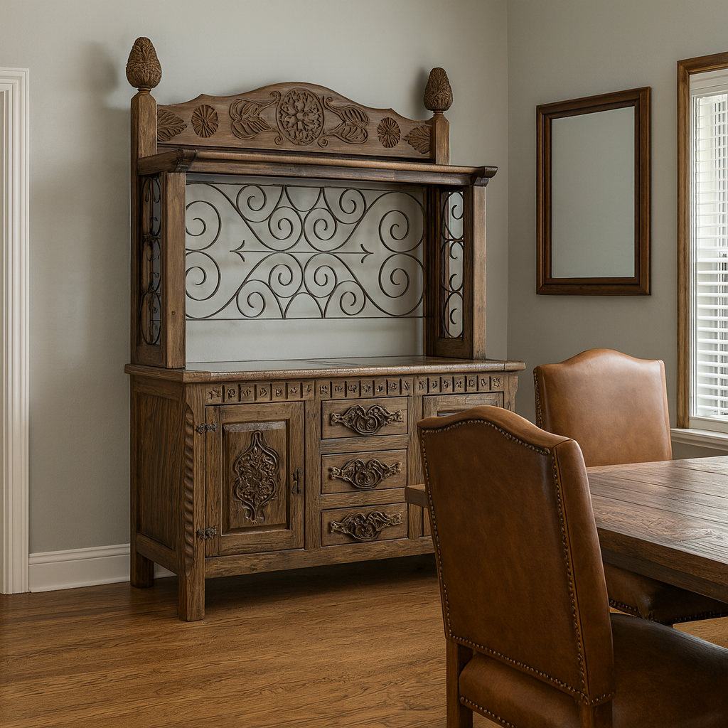 Bakers Rack with Granite Top