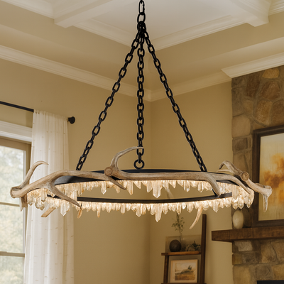 Axis Quartz Chandelier