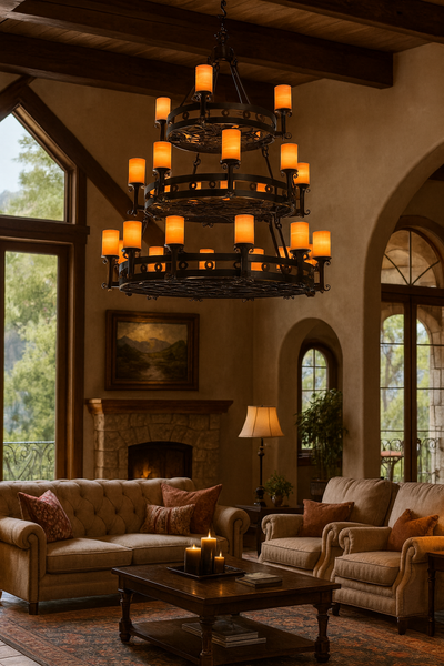 Regency 3 Tier Chandelier