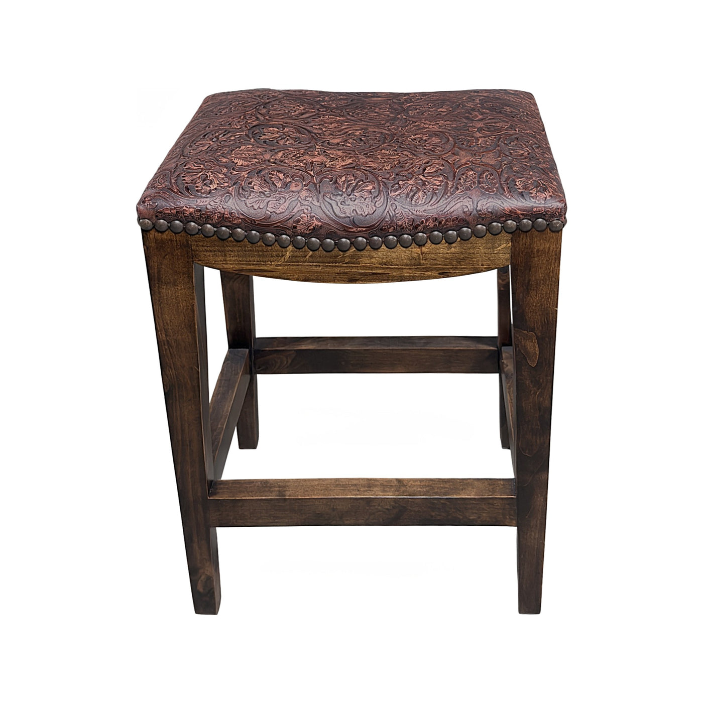 Denali Ranch Cowboy Tooled Stool