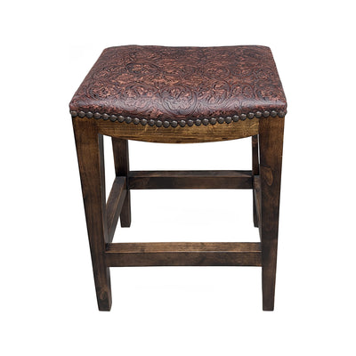 Denali Ranch Cowboy Tooled Stool