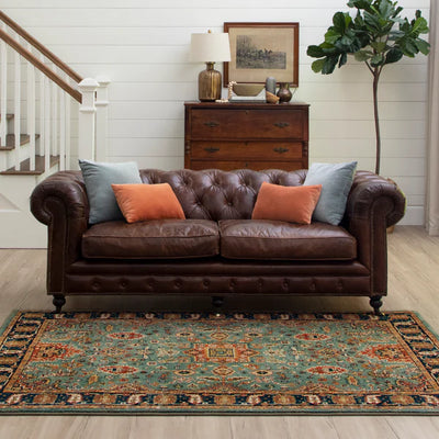 Spice Market Deir Aquamarine Rug