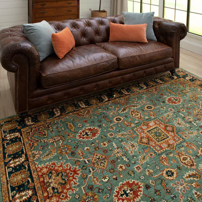 Spice Market Deir Aquamarine Rug