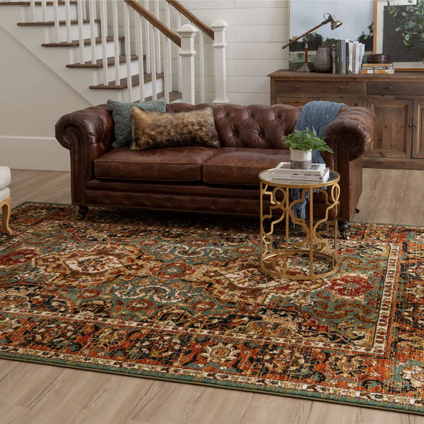 Spice Market Dhahar Aquamarine Rug